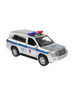 Машина металлическая Toyota Land Cruiser Полиция 12 5 см Технопарк