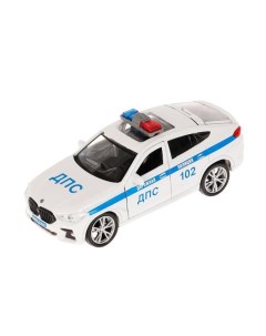 Машина металлическая BMW X6 Полиция 12 см Технопарк