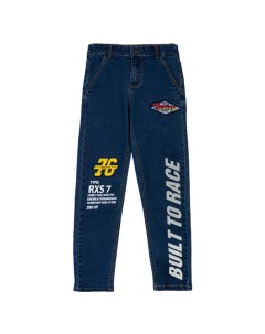 Брюки текстильные джинсовые для мальчиков Racing club tween boys 12311042 Playtoday