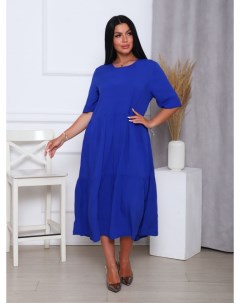 Платье штапельное Перузия синее Инсантрик