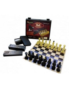 Игра 3 в 1 шашки домино шахматы 03 039 Nobrand