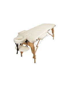 Массажный стол 70 см складной 3 с деревянный бежевый Atlas sport