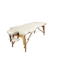Массажный стол складной 2 с деревянный 70 см бежевый Atlas sport