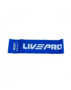 Ленточный амортизатор Latex Resistance Band LP8415 H HV BL 02 высокое сопротивление синий Live pro