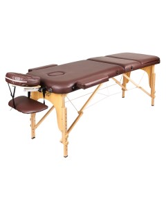 Массажный стол 70 см складной 3 с деревянный коричневый Atlas sport