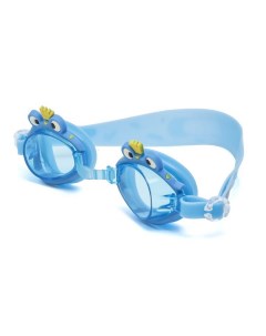 Очки для плавания детские i NJG113 лягушка голубой Novus