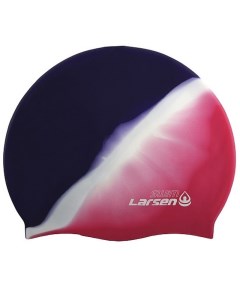 Шапочка плавательная MC36 розовый синий Larsen