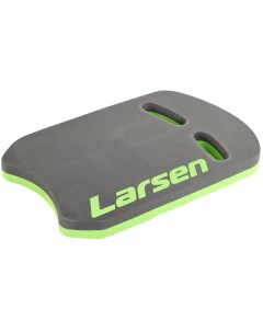 Доска для плавания 28х43х3 5см AquaFitness YP 07SP графит лайм Larsen