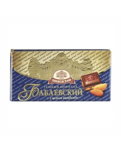 Шоколад Горький с целым миндалем 55 100 г Бабаевский