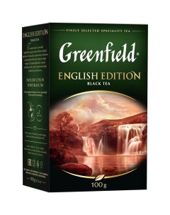Чай черный English Edition листовой 100 г Greenfield
