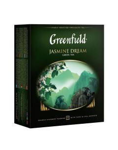 Чай зеленый Жасмин Дрим зеленый 100х2 г Greenfield