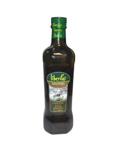 Масло оливковое нерафинированное Extra Virgin 500 мл стеклянная бутылка Liberitas