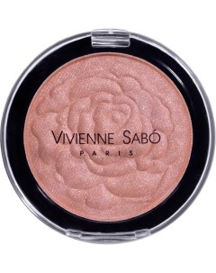 Румяна рельефные ROSE DE VELOURS мерцающий эффект на коже аромат роз тон 24 темно розовый 5 гр Vivienne sabo