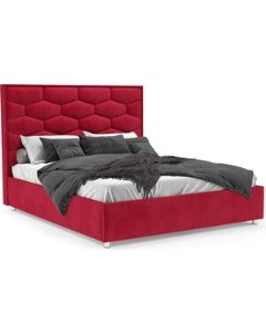 Кровать Рица 160 см Кордрой красный Mebel ars