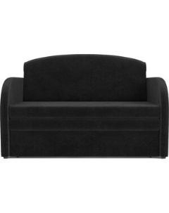Выкатной диван Малютка велюр черный HB 178 17 Mebel ars