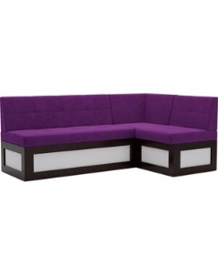 Кухонный диван Нотис правый угол фиолет 207х82х132 см Mebel ars