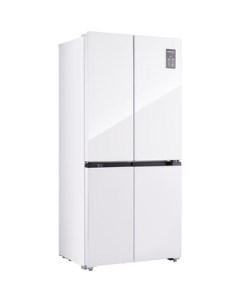 Холодильник RCD 482I WHITE GLASS Tesler