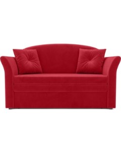 Выкатной диван Малютка 2 кордрой красный Mebel ars