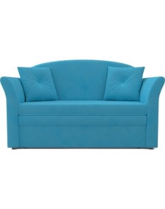 Выкатной диван Малютка 2 рогожка синяя Mebel ars