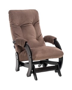 Кресло качалка Модель 68 Футура венге текстура ткань V23 Leset