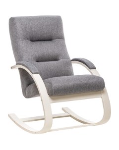 Кресло качалка Милано слоновая кость ткань Malmo 90 Leset