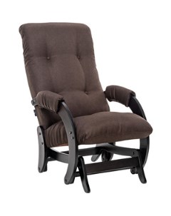 Кресло качалка Модель 68 Футура венге текстура ткань Malmo 28 Leset