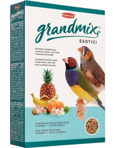 Сухой корм для экзотических птиц Grandmix Esotici комплексный 0 4 кг Padovan