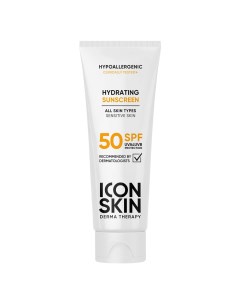 Солнцезащитный увлажняющий крем SPF 50 для всех типов кожи 75 мл Derma Therapy Icon skin