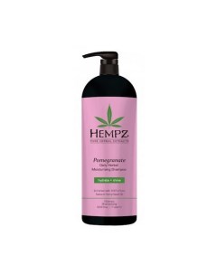 Шампунь растительный увлажняющий и разглаживающий Daily Herbal Moisturizing Pomegranate Shampoo 1000 Hempz