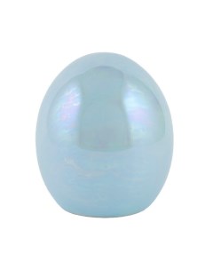 Статуэтка 9 5 см Яйцо голубой Азалия