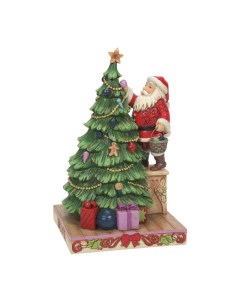 Статуэтка 23 см Санта украшает дерево Jim shore
