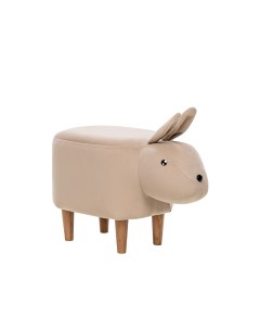 Пуф rabbit combi бежевый 33x41x63 см Leset