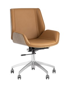 Кресло офисное topchairs crown new коричневое уценка коричневый 60x90 см Stool group