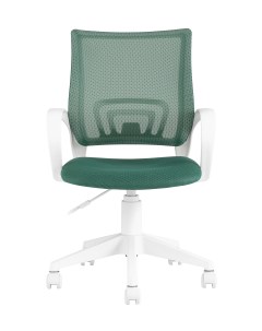 Кресло офисное topchairs st basic w зеленый крестовина пластик белый зеленый 63x89x60 см Stool group