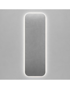 Прямоугольное зеркало с нейтральной подсветкой kuvino nf led m серый 49x149x2 см Genglass