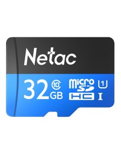 Карта памяти MicroSD Netac 32GB P500 Standard NT02P500STN 032G S 32GB P500 Standard NT02P500STN 032G