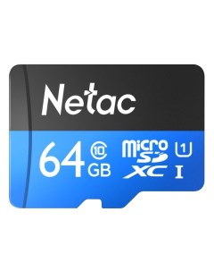 Карта памяти MicroSD Netac 64GB P500 Standard NT02P500STN 064G S 64GB P500 Standard NT02P500STN 064G