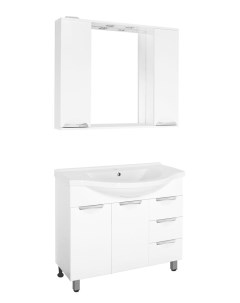 Мебель для ванной Жасмин 100 белая Style line