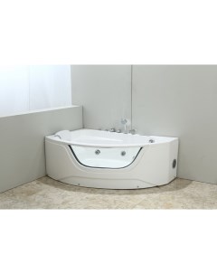 Акриловая гидромассажная ванна 160x100 см Galaxy 500800L Black&white