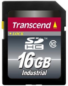 Промышленная карта памяти SDHC 10I 16 Гб Class 10 MLC темп режим от 40 до 85 Transcend