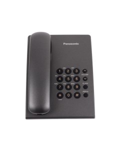 Телефон проводной KX TS2350RUT серый Panasonic