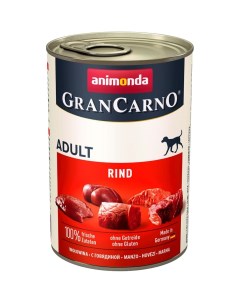 Корм для собак Gran Carno Original Adult говядина банка 400г Animonda