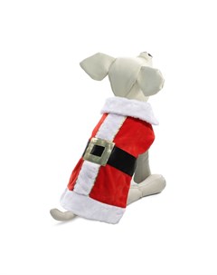 Попона для собак Костюм Деда Мороза XS красный размер 20см серия NEW YEAR Триол