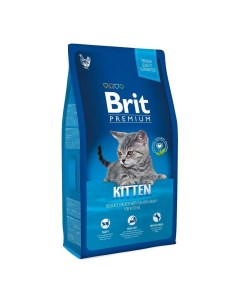 Корм для котят Premium Cat Kitten курица в лососевом соусе сух 1 5кг Brit*