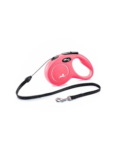 Рулетка для собак Classic Basic S (до 12 килограммов) трос 5м красная Flexi