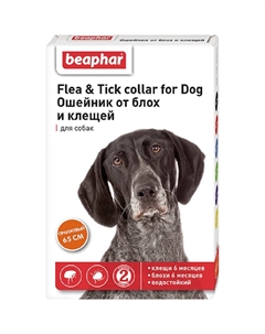 Ошейник для собак от блох оранжевый 65см Beaphar
