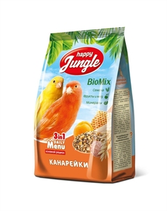 Корм для канареек 500г Happy jungle