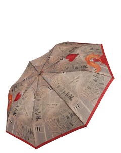 Зонт женский цвет красный Fabretti