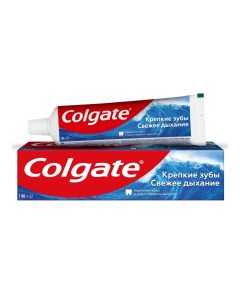 Зубная паста Крепкие зубы Свежее дыхание для укрепления эмали и защиты от кариеса 100мл Colgate
