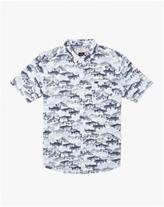 Мужская Рубашка С Короткими Рукавами Horton Fish Camo Rvca